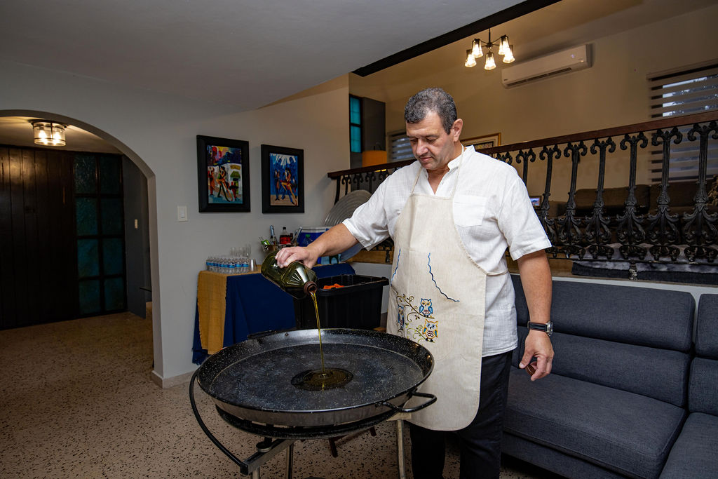 El chorrito de aceite de oliva griego